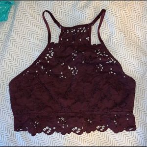 high neck aerie bralette!